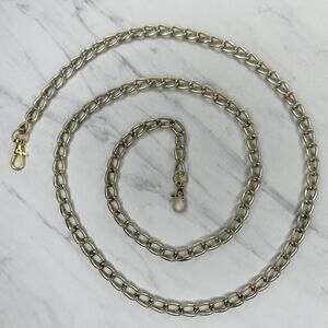 Gold Tone Chain Link Purse Handbag Replacement Strap ✨